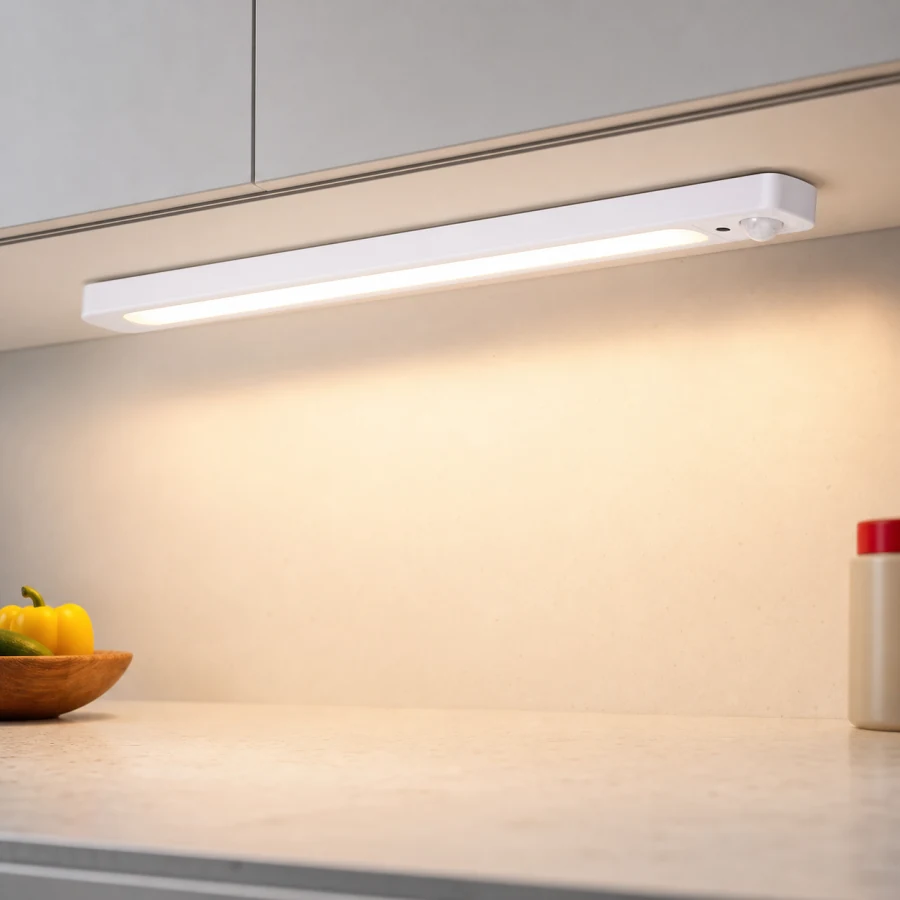 Lámpara LED Recargable con Sensor de Movimiento
