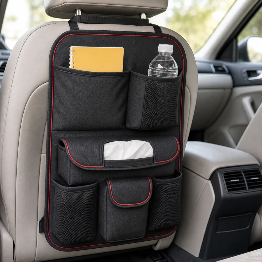 Organizador Plegable para Respaldo del Auto