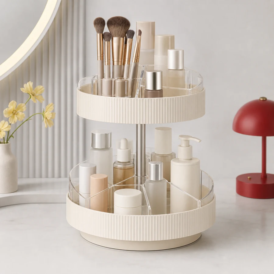 Organizador Giratorio 360° para Maquillaje